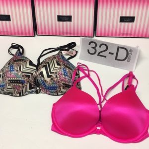 New ❤️2 Victoria Secret very sexy Push up Bra 32D